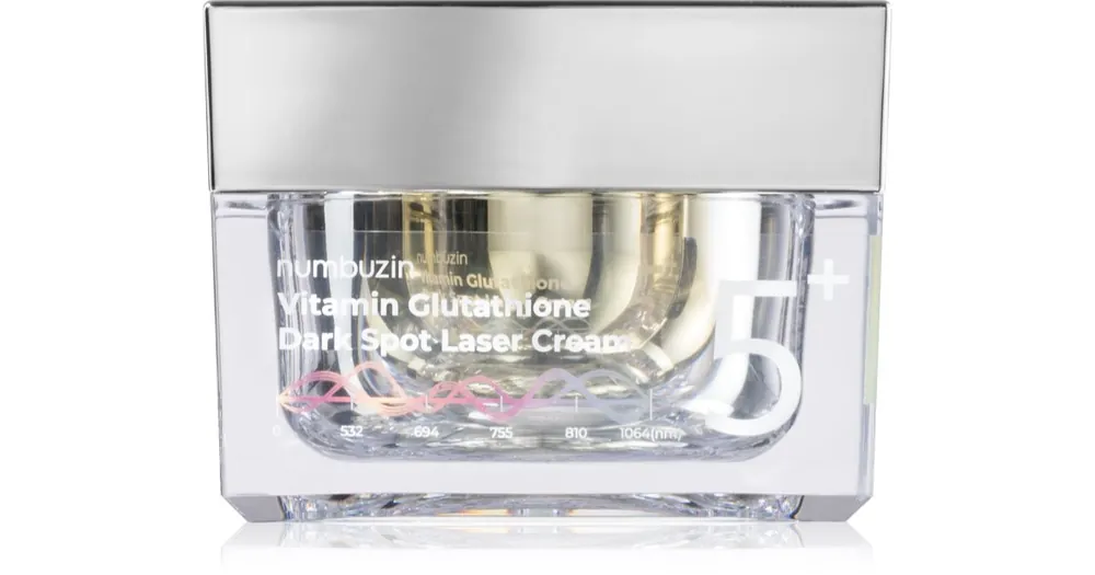 Olcsóbb NumbuzinNo. 5 Vitamin Glutathione Dark Spot Laser Cream élénkítő krém a pigment foltok ellen