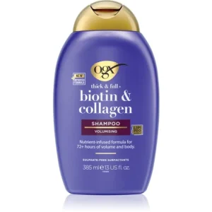 Szuper ajánlat OGXBiotin & Collagen dúsító sampon a hajtérfogat növelésére