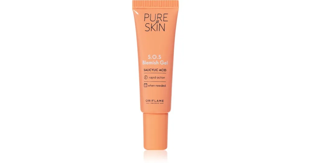 Bestseller OriflamePure Skin gél a bőr tökéletlenségei ellen nyugtató hatással