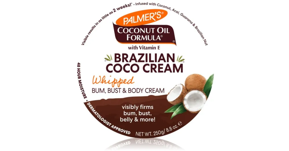 Kihagyhatatlan ajánlat Palmer’sCoconut Oil Formula Brazilian Coco feszesítő krém a test problémás területeire