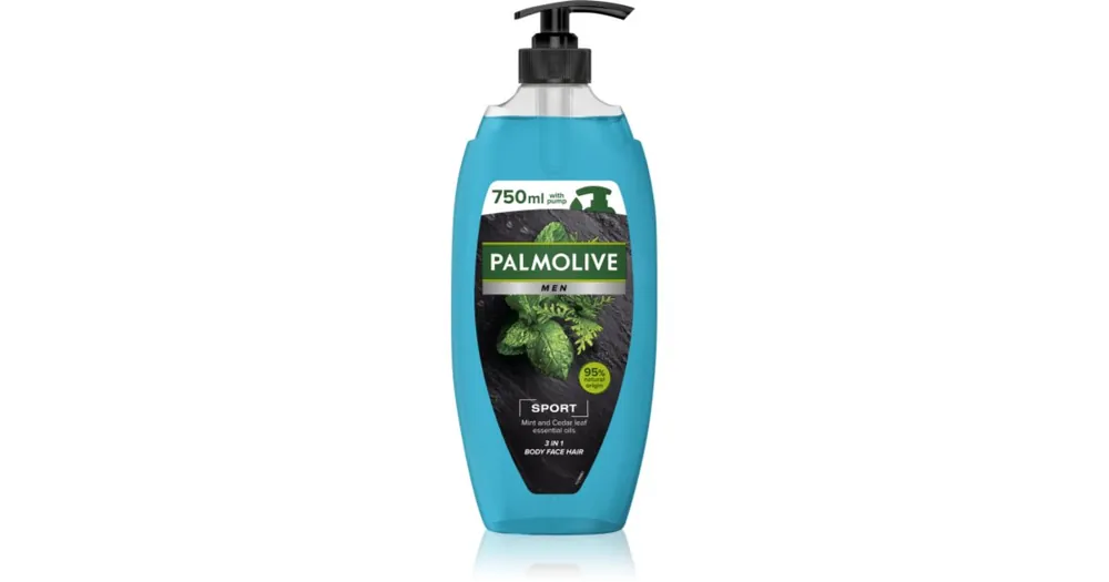 Kedvezményes ár PalmoliveMen Revitalising Sport fürdőgél férfiaknak pumpás
