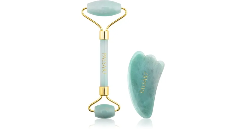 PALSAR7Massage Roller and Guasha Jade masszázs henger az arcra és masszázs szegédeszköz Kihagyhatatlan ajánlat