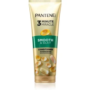 Ajánlat Pantene3 Minute Miracle Smooth&Silky mélyen tápláló három perces kondicionáló a károsult hajra