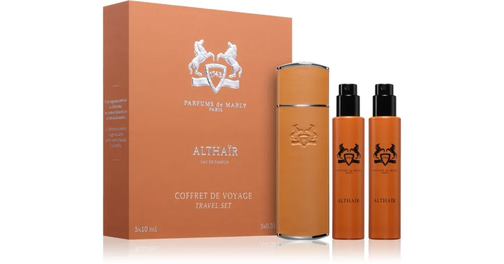 Biztonságos vásárlás Parfums De MarlyAlthaïr Travel Set utazási készlet tokkal uraknak