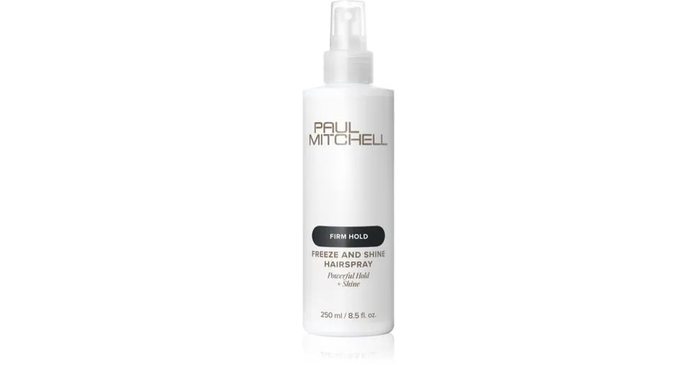 Rendeld meg most Paul MitchellFirm Hold Freeze and Shine Hairspray hajlakk vastag szálú haj