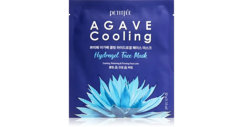 Ne maradj le PetitféeAgave Cooling intenzív hidrogélmaszk az arcbőr megnyugtatására