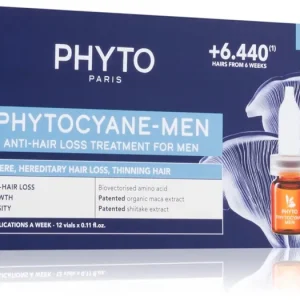 PhytoPhytocyane Anti-Hair Loss Treatment For Men hajnövekedés és hajhullás elleni ápolás Ne maradj le