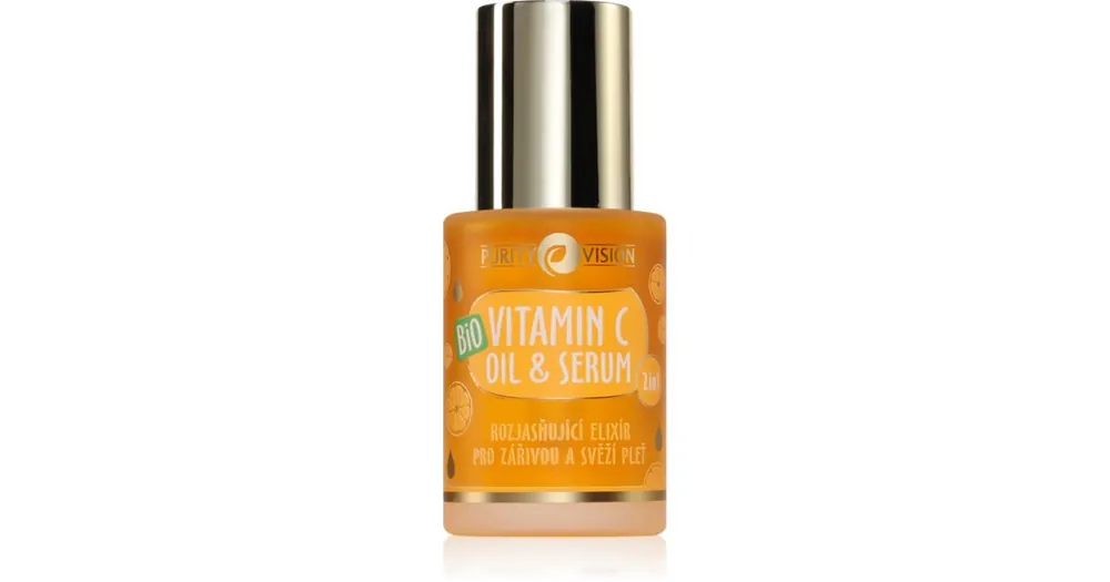 Purity VisionBIO Vitamin C Oil & Serum arcolaj a pigment foltok ellen Olcsóbb