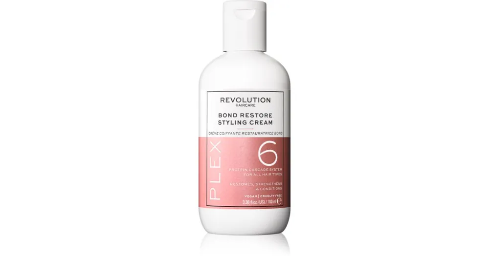 Revolution HaircarePlex No.6 Bond Restore Styling Cream öblítést nem igénylő regeneráló ápolás a károsult hajra Népszerű