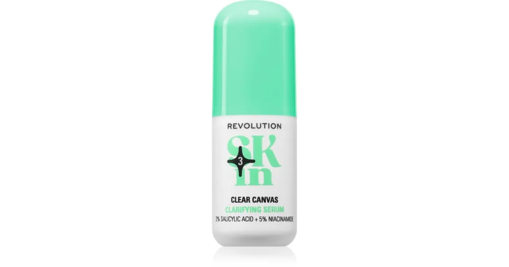 Olcsóbb Revolution SkincareClearly Clarify 5% Niacinamide & 2% Salicylic Clarifying Serum feszesítő hámlasztó szérum niacinamiddal