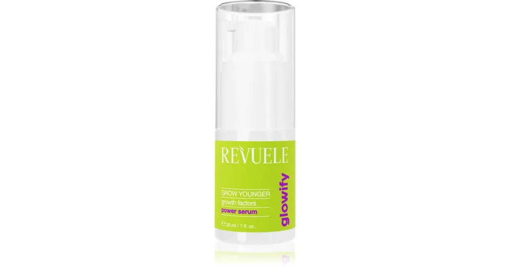 RevueleGlowify Grow Younger Power Serum Growth Factors bőrfeszesítő szérum az arcra Exkluzív ajánlat