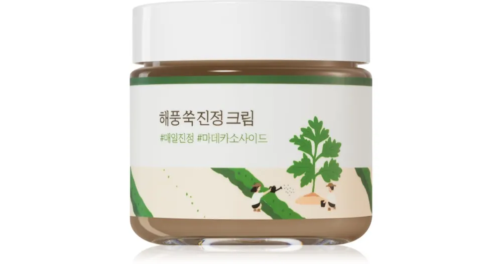 ROUND LABMugwort Calming Cream intenzív hidratáló emulzió az arcbőr megnyugtatására Kiárusítás