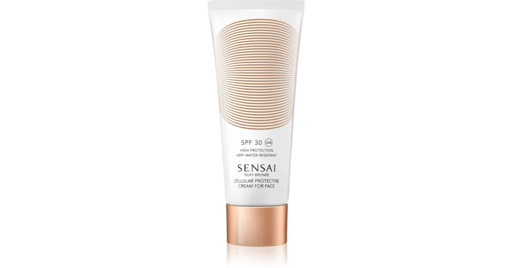 Kedvezmény SensaiSilky Bronze Cellular Protective Cream ránctalanító napozókrém SPF 30