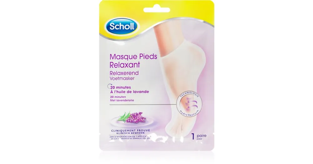 Utolsó esély SchollPedimask™ Lavender regeneráló lábmaszk zokniban