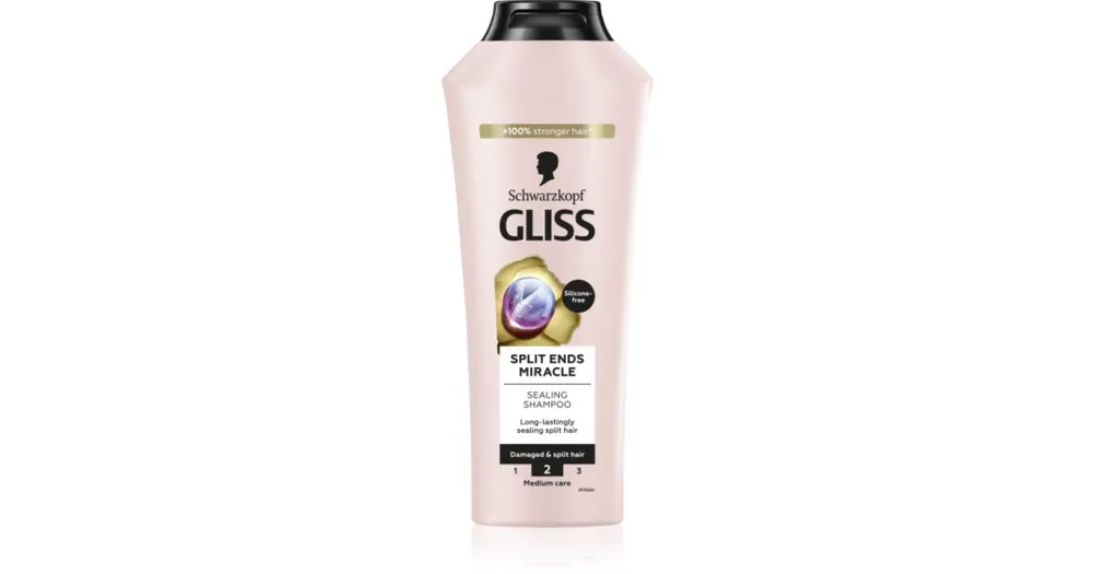 SchwarzkopfGliss Split Ends Miracle regeneráló sampon a töredezett hajvégekre Kiárusítás