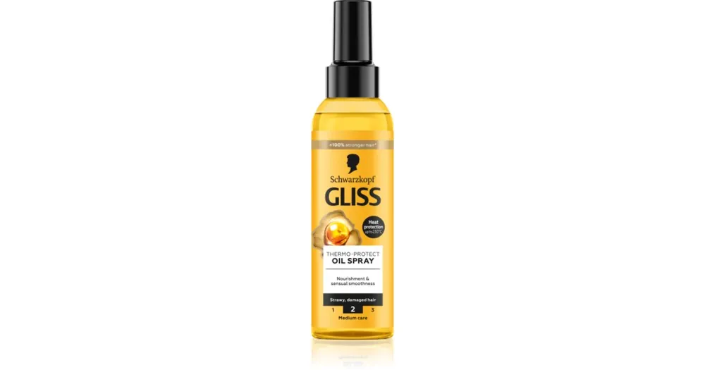 Biztonságos fizetés SchwarzkopfGliss Oil Nutritive védő olaj a hajformázáshoz, melyhez magas hőfokot használunk