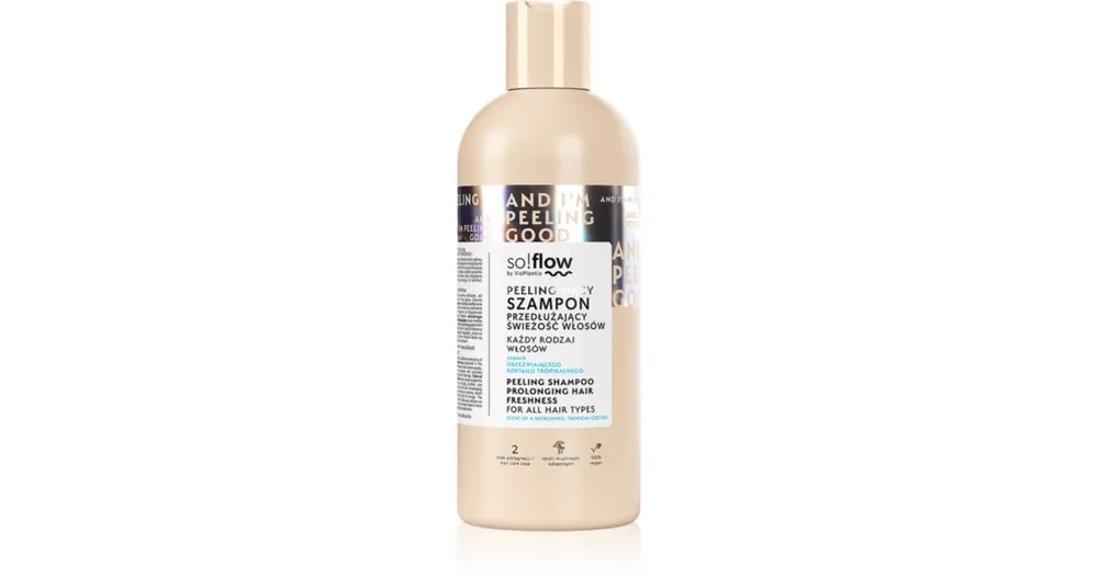 Olcsóbb so!flowPeeling Shampoo Prolonging Hair Freshness peelinges sampon zsíros fejbőrre