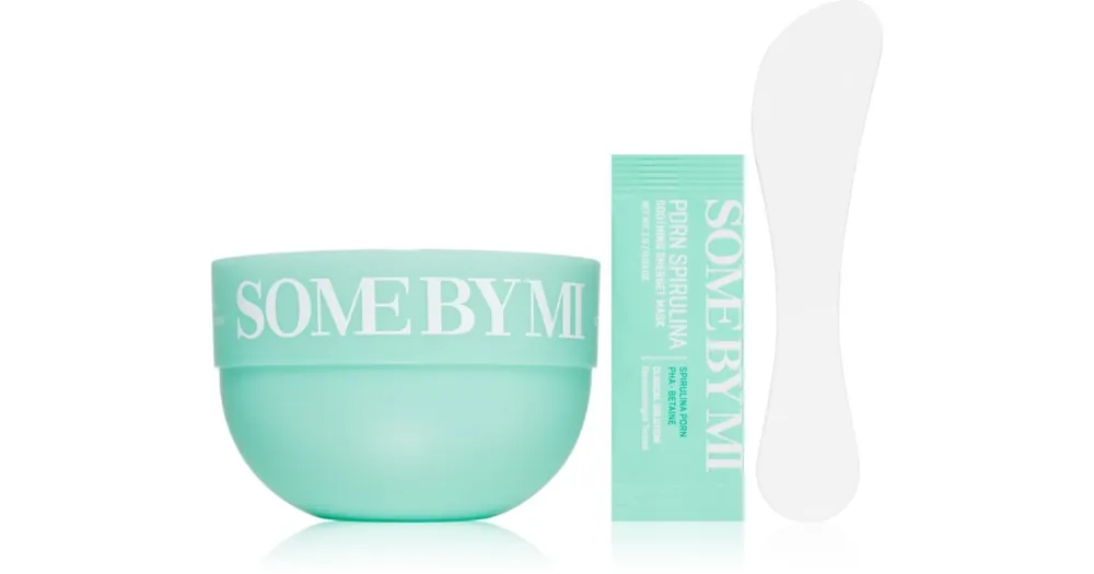 Végkiárusítás Some By MiPDRN Spirulina Soothing Sherbet Mask nyugtató arcmaszk hűsítő hatással