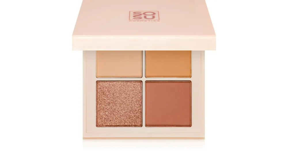 SOSU CosmeticsEyeshadow Quad szemhéjfesték paletta Azonnali szállítás