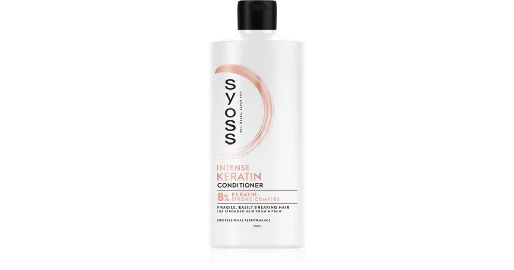 Expressz kézbesítés SyossIntense Keratin kondicionáló a töredezett, károsult hajra