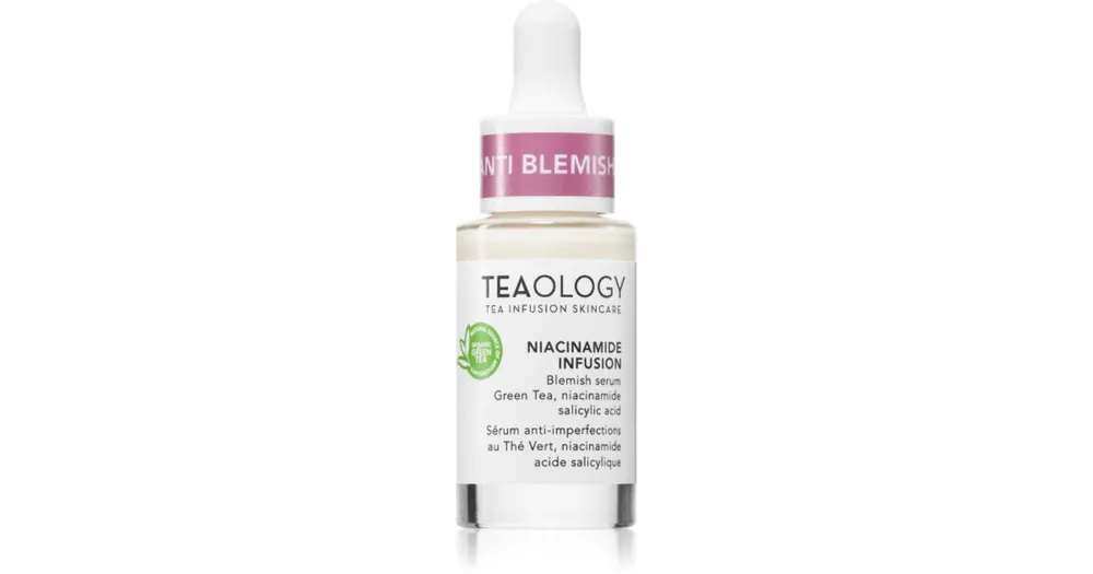 Rendeld meg most TeaologySerums Niacinamide Infusion fényesítő hatású arcszérum a pigment foltok ellen
