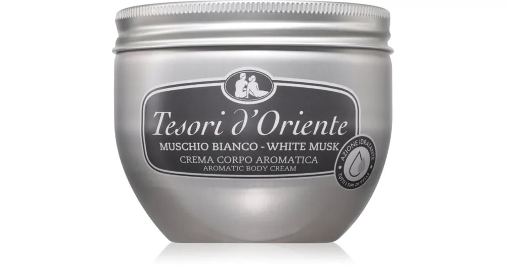 Tesori d‘OrienteWhite Musk testápoló krém Korlátozott ajánlat
