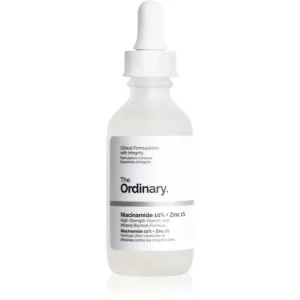 Akció The OrdinaryNiacinamide 10% + Zinc 1% fényesítő hatású arcszérum