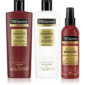 TRESemméKeratin Smooth kondicionáló a rakoncátlan és töredezett hajra Árcsökkenés