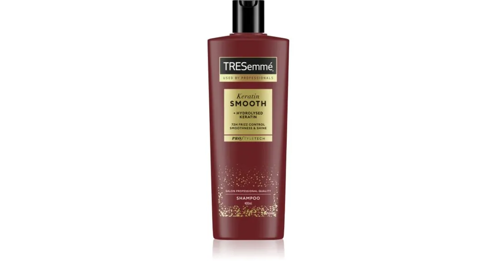 Legnépszerűbb TRESemméKeratin Smooth sampon keratinnal és marula olajjal