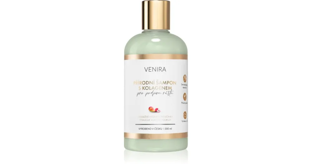 VeniraShampoo for Hair Growth természetes sampon kollagénnel Korlátozott ajánlat