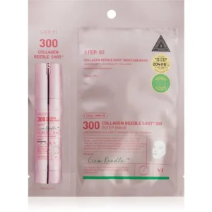 Alacsony ár VT CosmeticsCollagen Reedle Shot 300 2 Step Mask kisimító és feszesítő maszk kétfázisú bőrápoláshoz