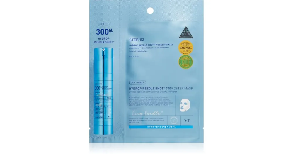 VT CosmeticsHydrop Reedle Shot 300hL intenzív hidratáló maszk kétfázisú bőrápoláshoz Kihagyhatatlan ajánlat