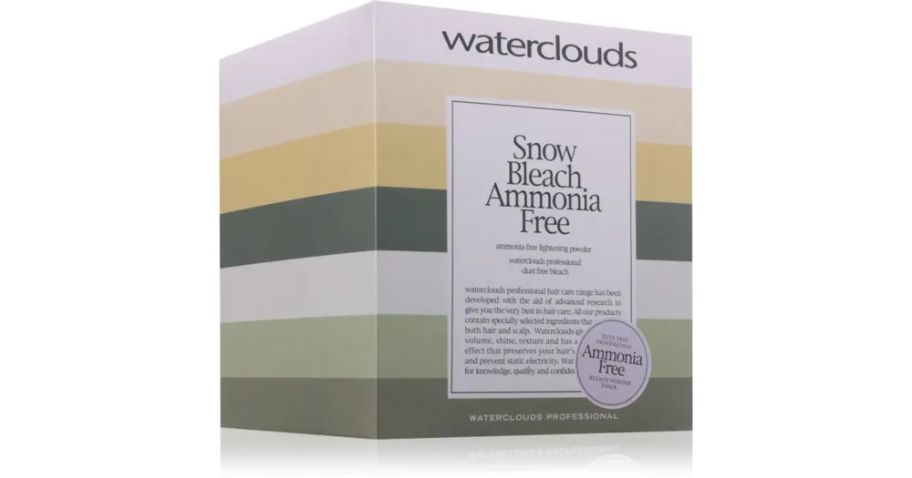 Legkelendőbb WatercloudsSnow Bleach Ammonia Free élénkítő púder hajra