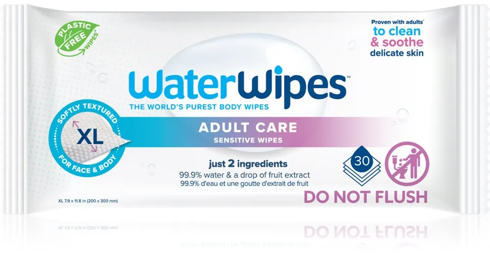 WaterWipesAdult Care nedves törlőkendők felnőtteknek Kiárusítás