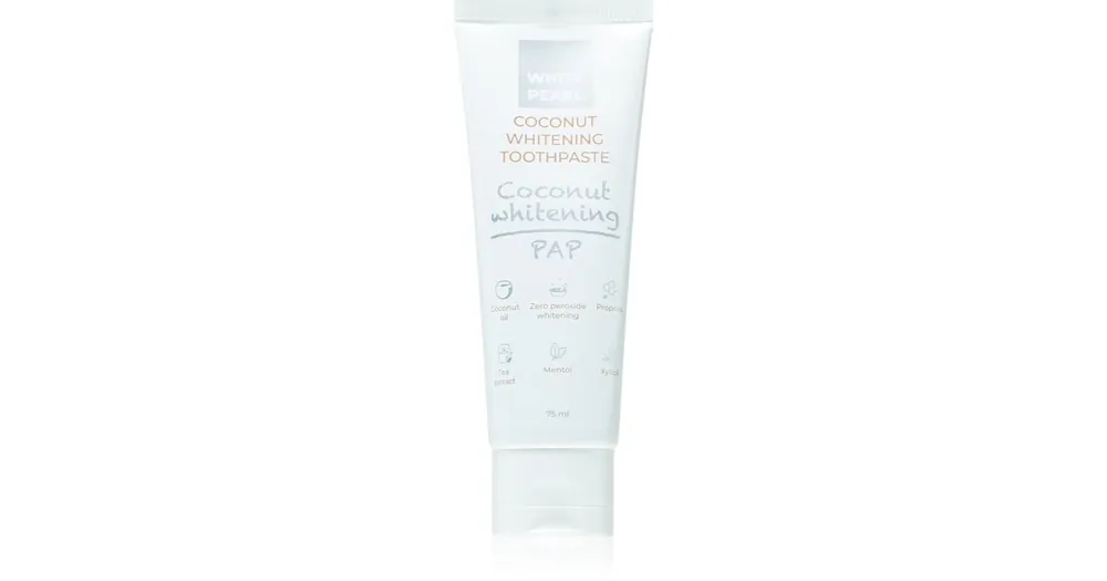 White PearlPAP Coconut Whitening fehérítő fogkrém Olcsó