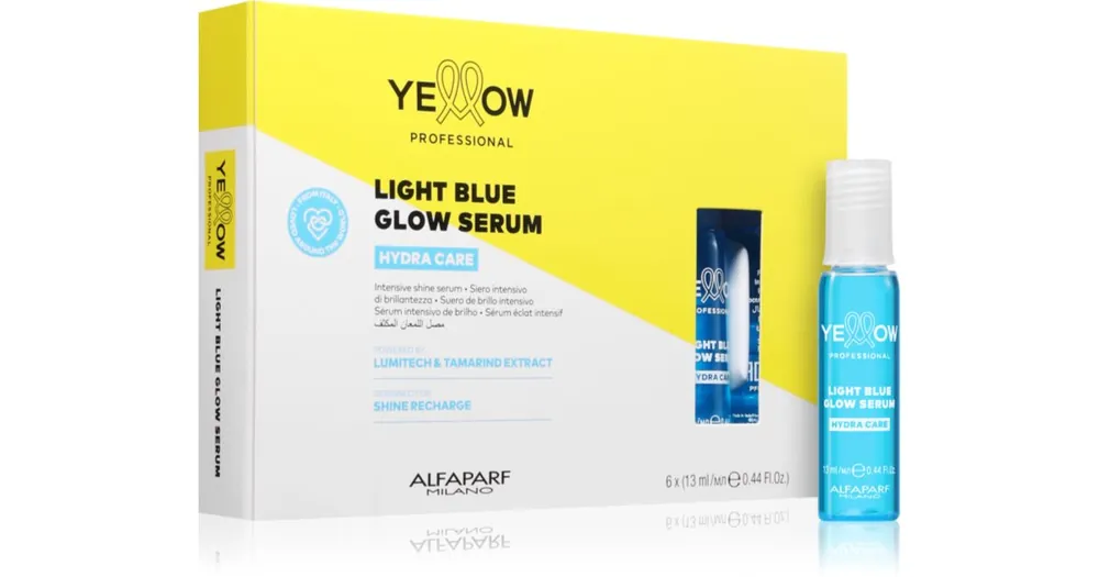 Yellow ProfessionalHydra Care Light Blue Serum élénkítő szérum minden hajtípusra Ne maradj le