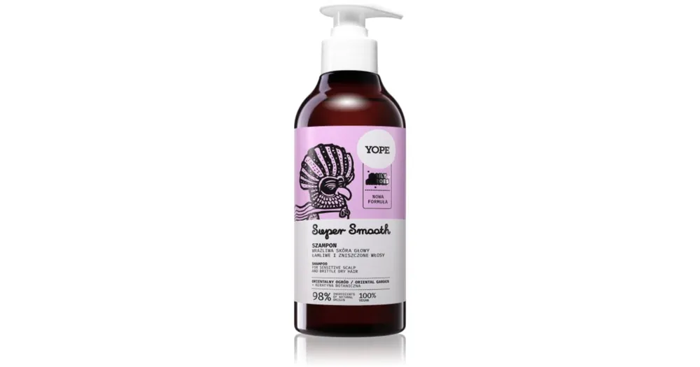 YopeDaily Heroes Smooth Shampoo Oriental Garden erősítő sampon a sérült, töredezett hajra Csak ma