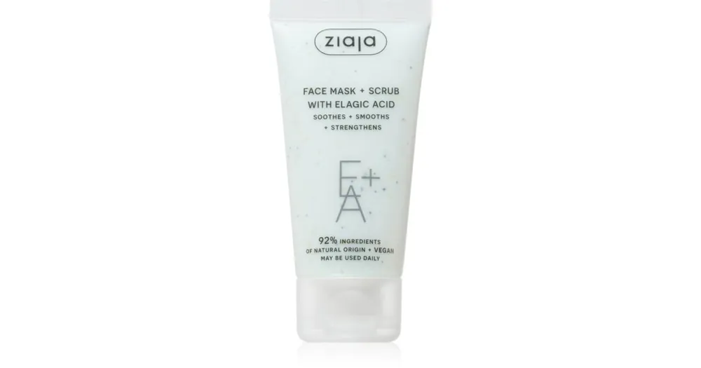 Azonnali szállítás ZiajaFace Mask + Scrub with Elagic Acid peeling maszk