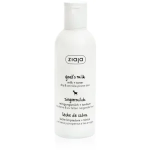 Gyors szállítás ZiajaGoat‘s Milk tisztító tej + arc toner 2 az 1-ben