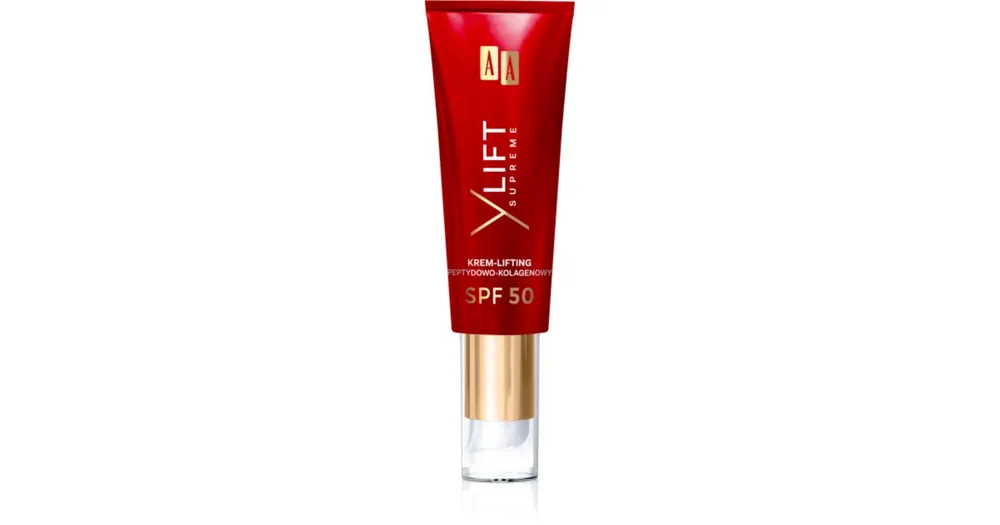 Árcsökkenés AA CosmeticsY Lift Supreme Anti-photoaging nappali liftinges kisimító krém SPF 50