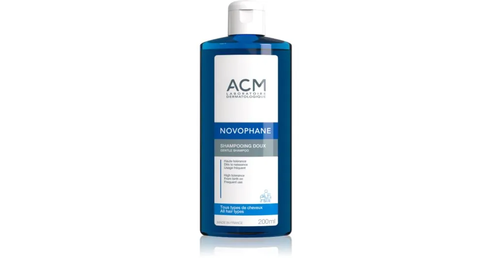 ACMNovophane Gentle Shampoo extra finom sampon minden hajtípusra Ne maradj le