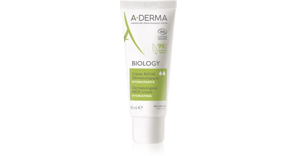 A-DermaBiology Rich Cream tápláló hidratáló száraz nagyon száraz érzékeny bőrre Nézd meg most