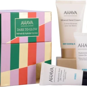 AHAVADare to Glow Refresh & Hydrate Express ajándékszett testre és arcra Árcsökkenés