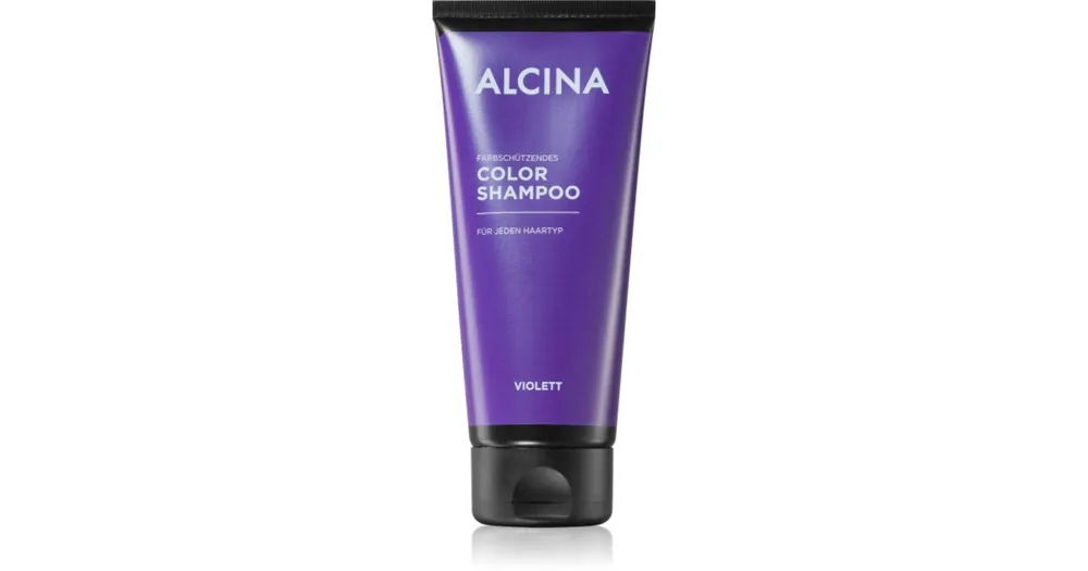 Prémium AlcinaColor Violett lila sampon a természetes vagy a festett hajra