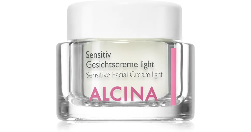 Szuper akció AlcinaFor Sensitive Skin könnyű arckrém az érzékeny bőr megnyugtatásához és erősítéséhez