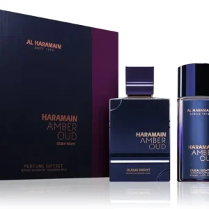 Al HaramainAmber Oud Dubai Night ajándékszett unisex Expressz kézbesítés