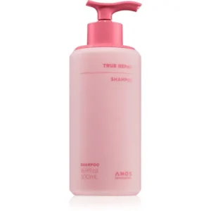 Vásárlói kedvenc AMOS PROFESSIONALTrue Repair Shampoo sampon a sérült haj kisimítására és helyreállítására