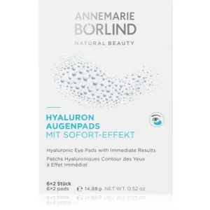 Nézd meg most ANNEMARIE BÖRLINDEYES & LIPS Eye Pads hialuronsavas hidratáló maszk a szem környékére