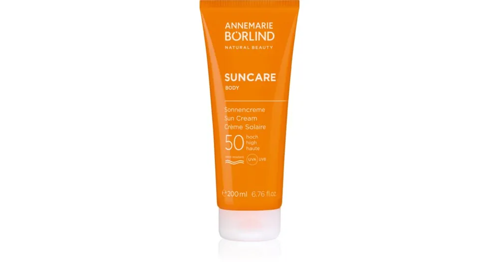 ANNEMARIE BÖRLINDSUNCARE napozókrém SPF 50 Végkiárusítás