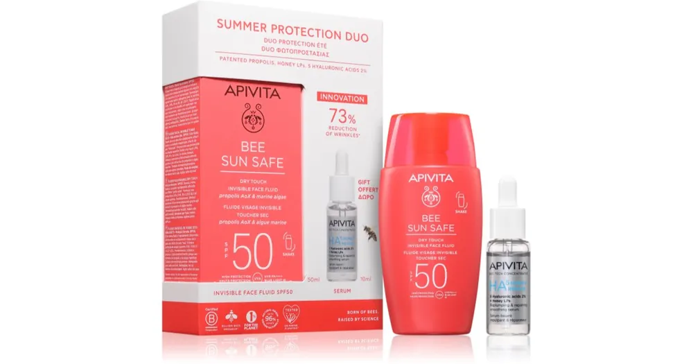 Korlátozott ajánlat ApivitaBee Sun Safe Summer Protection Duo szett a gyönyörű arcbőrért
